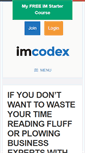 Mobile Screenshot of imcodex.com